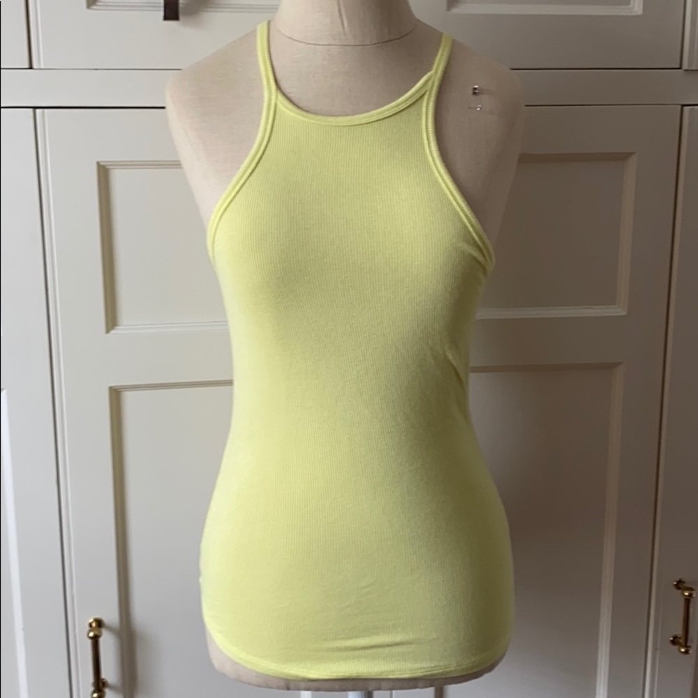 NWT Z SUPPLY Yellow Micro Rib Tank!